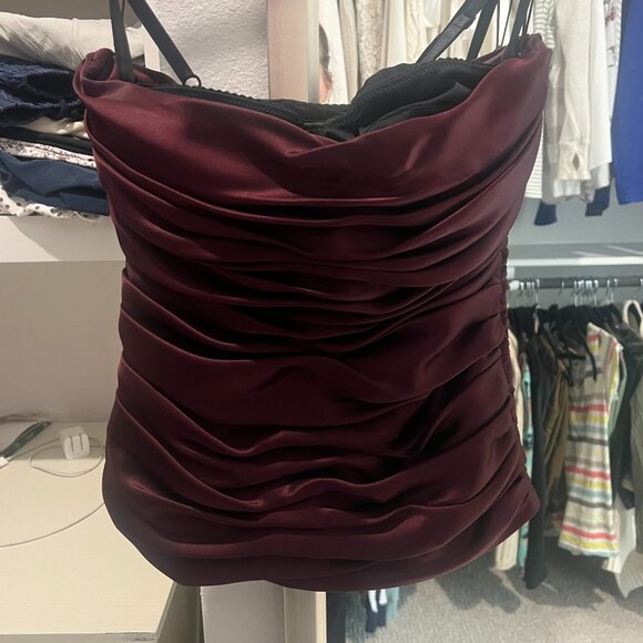 Dolce and Gabbana Silk bodice with built in bra